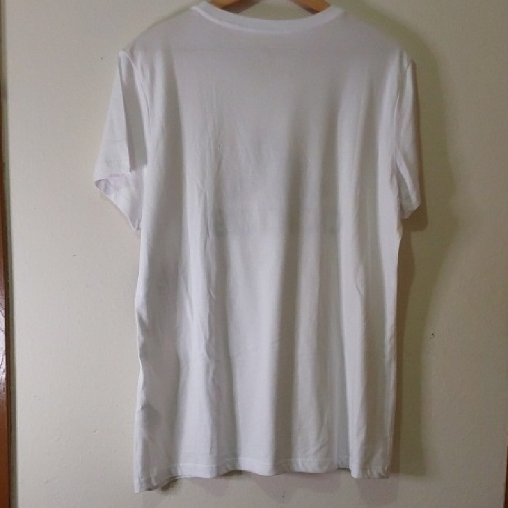 Adidas White Tee with Black Emblem - Picture 4 of 4